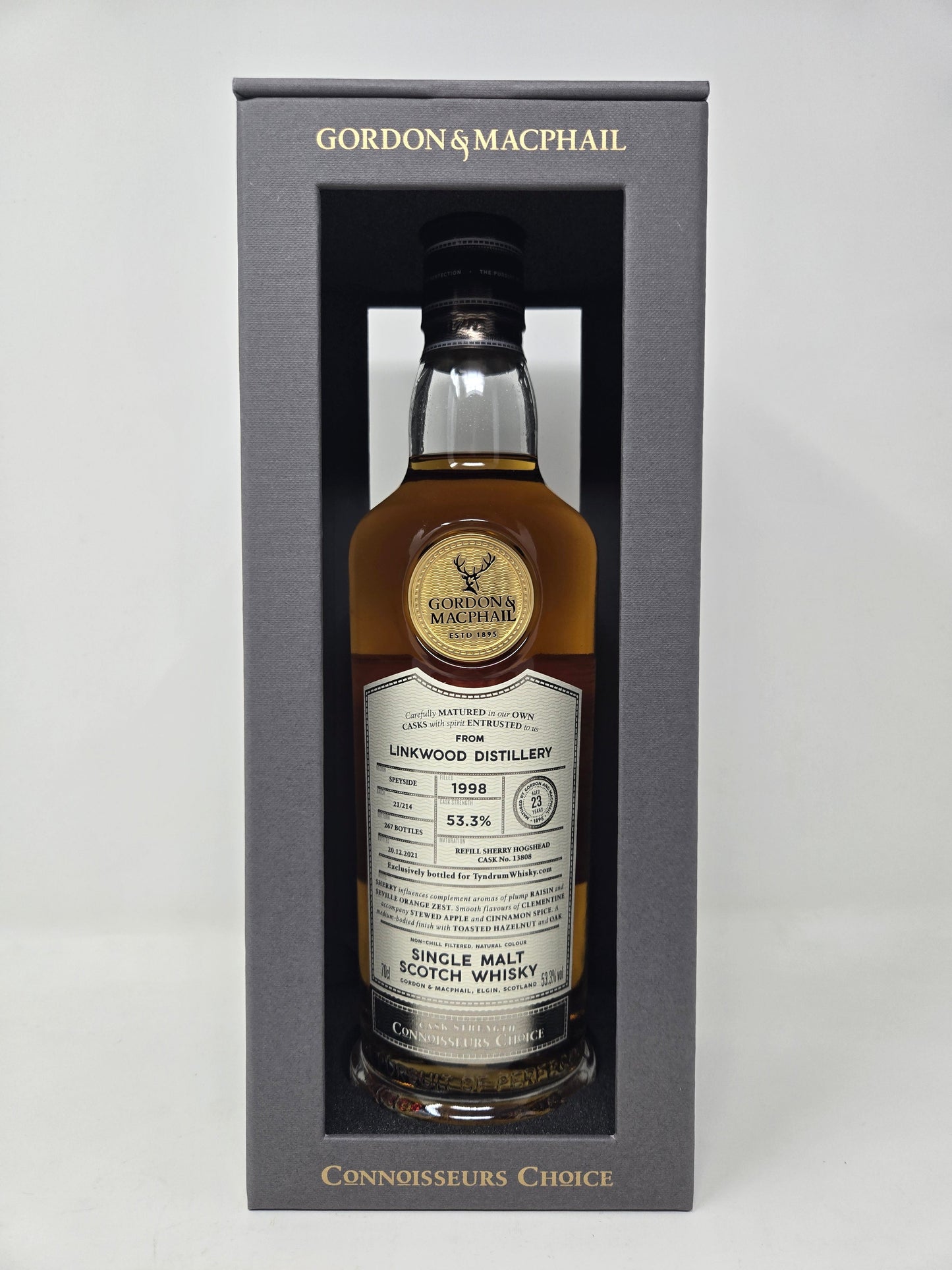 GORDON & MACPHAIL Linkwood 23yr 1998 Connoisseurs Choice Cask Strength