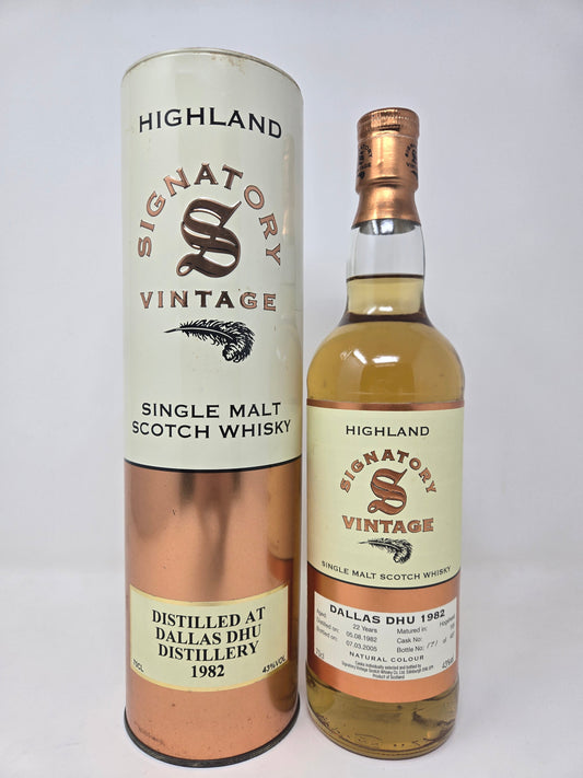 DALLAS DHU Signatory Vintage 22 Yrs Old