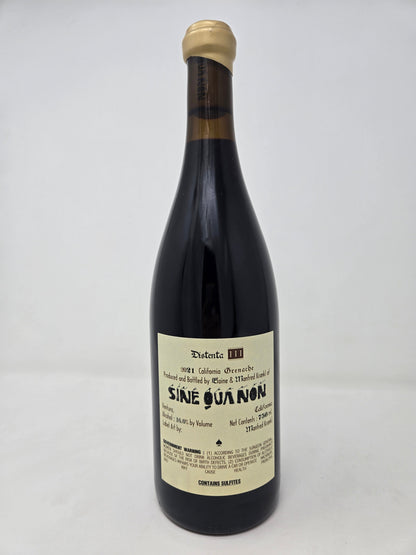 SINE QUA NON Grenache "Distenta III"