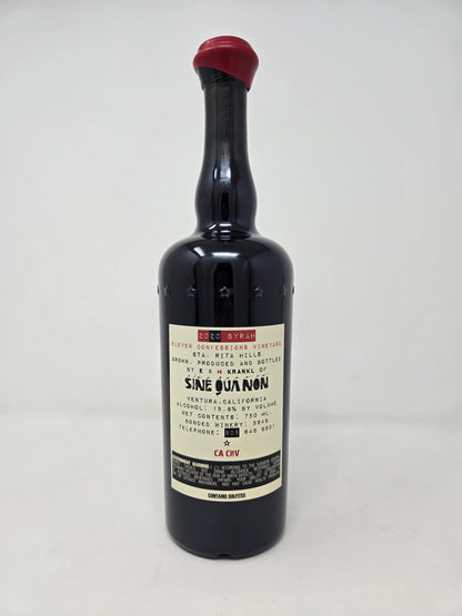 SINE QUA NON Eleven Confessions Syrah