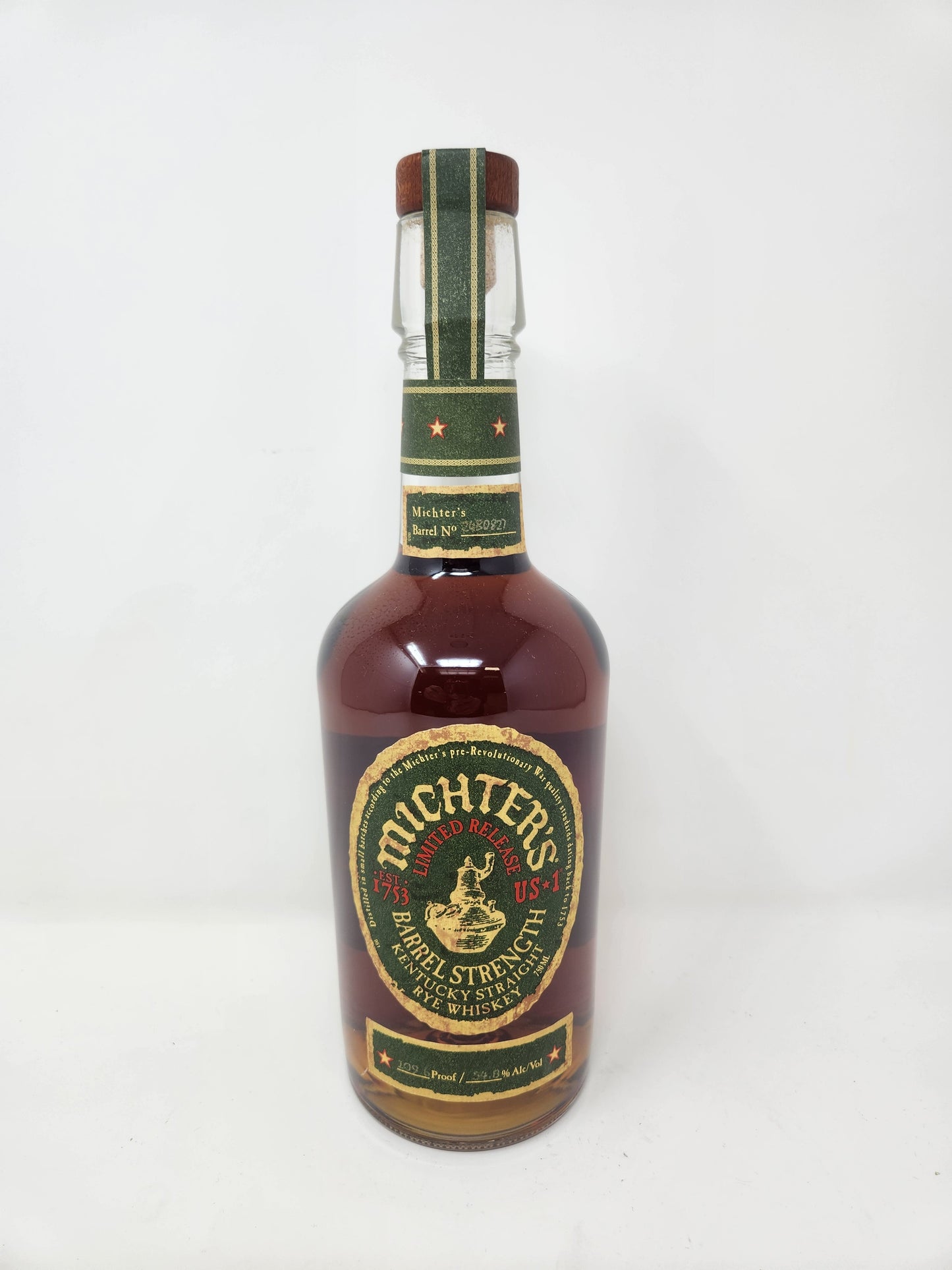 MICHTERS Barrel Strength Rye