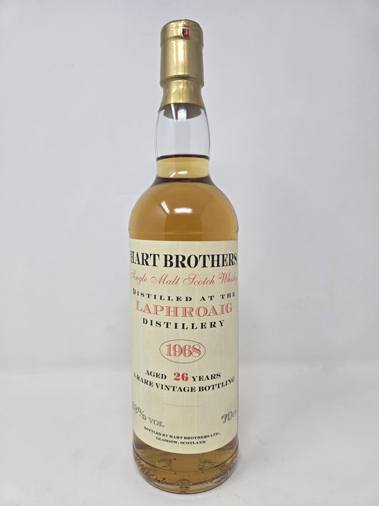 HART BROTHERS LAPHROAIG 1968 Rare Vintage 26 Year Old Single Malt Scotch Whisky