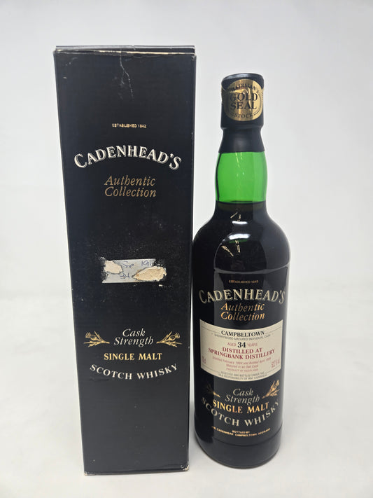 Springbank 1964 Cadenhead's 34 Year Old Sherry Wood