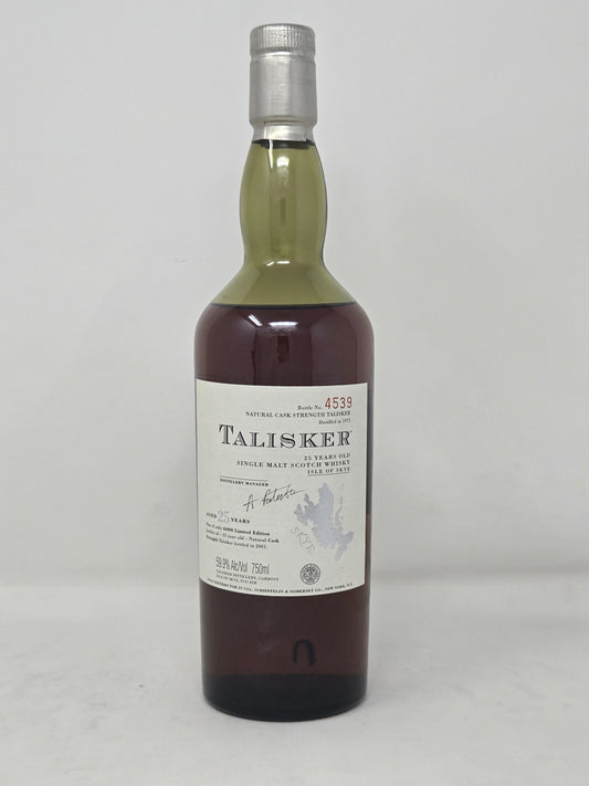 TALISKER 25 Yr Old 2001 59.9%