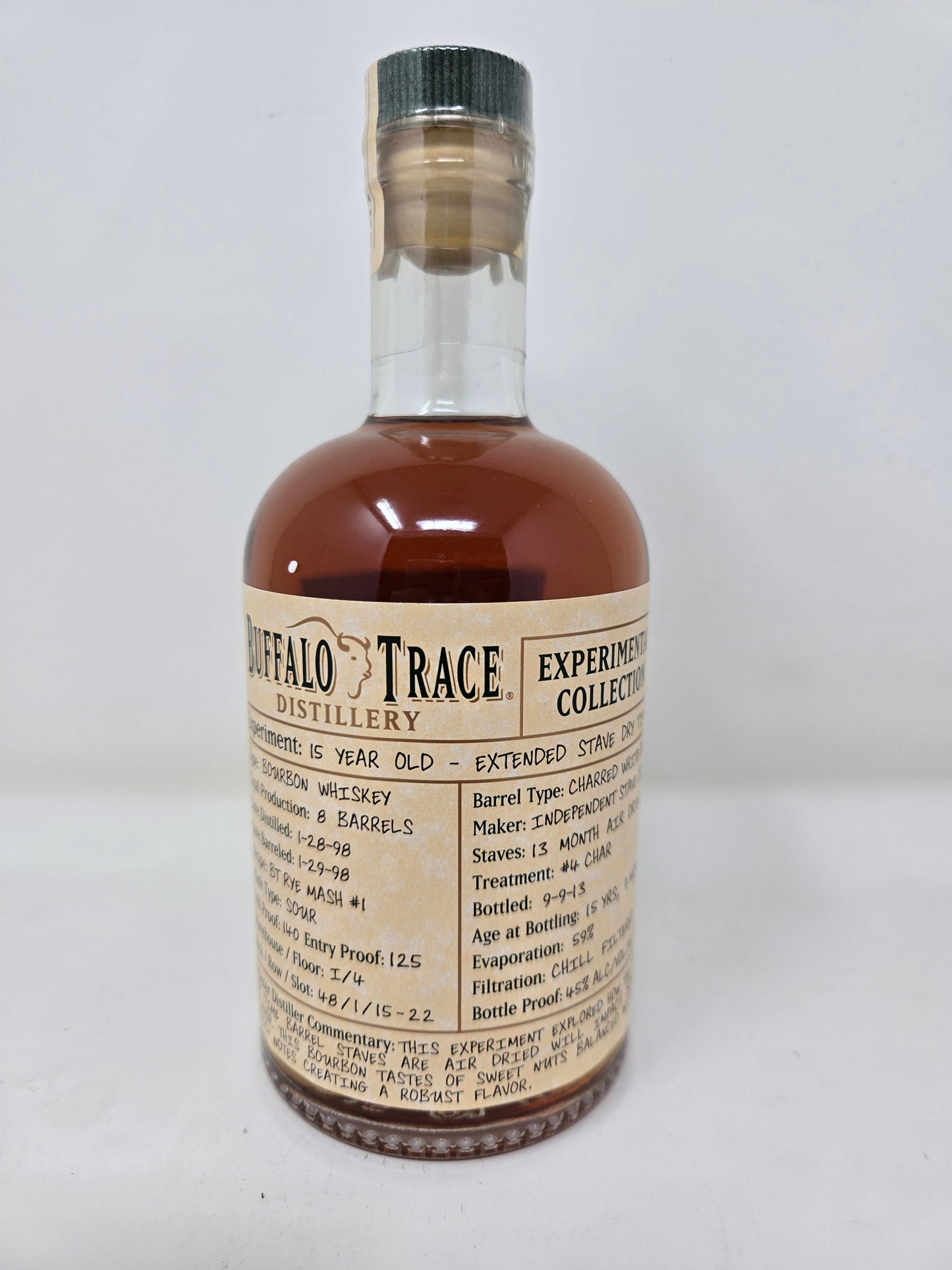 Buffalo Trace Experimental Collection 15 Years Extended Stave Dry Time 1998