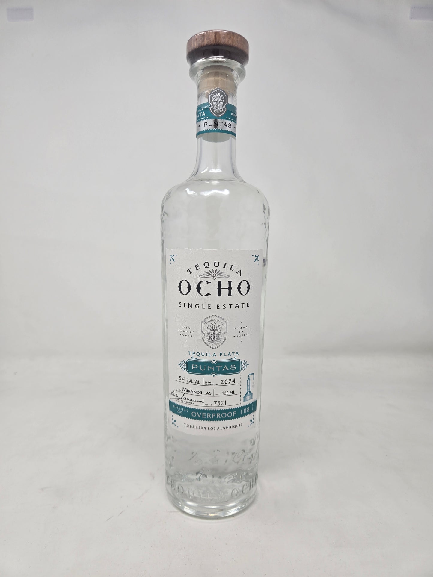 TEQUILA OCHO Puntas Single Estate Tequila Plata
