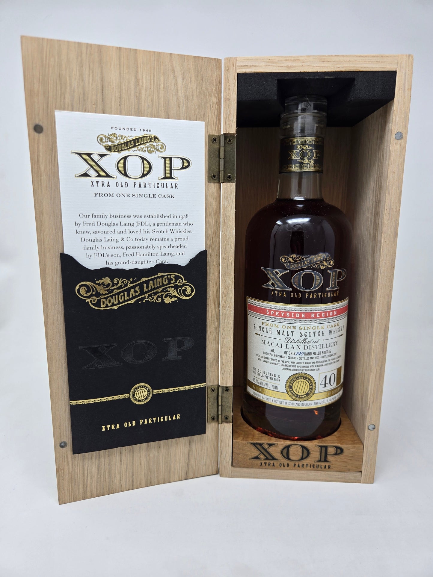 MACALLAN 1977 Douglas Laing 40 Year Old XOP