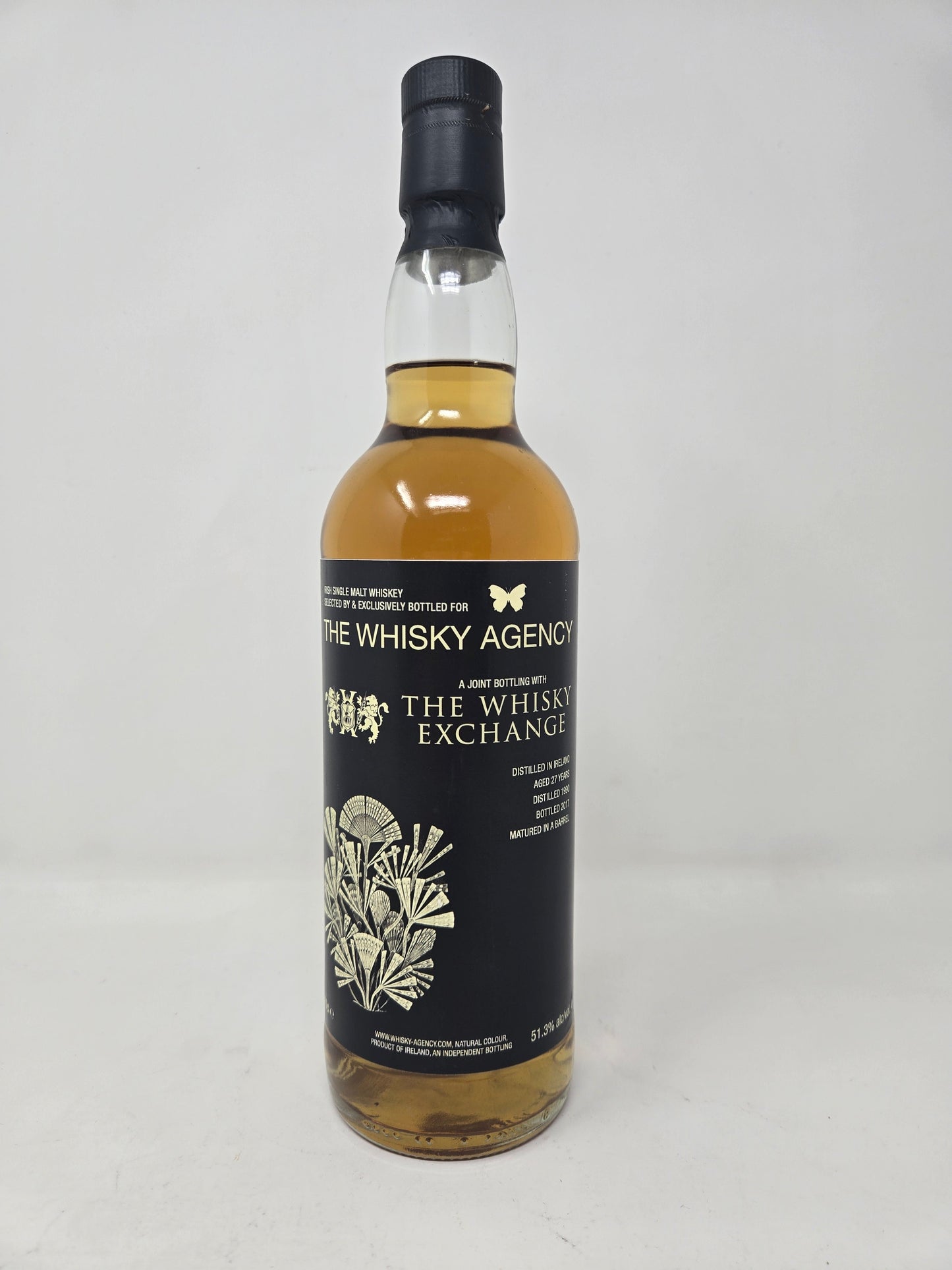 Irish Single Malt 1990 The Whisky Agency 27 Year Old