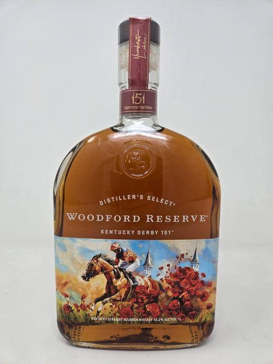 WOODFORD RESERVE Kentucky Derby 151 Edition Straight Bourbon Whiskey 2025 (1L)
