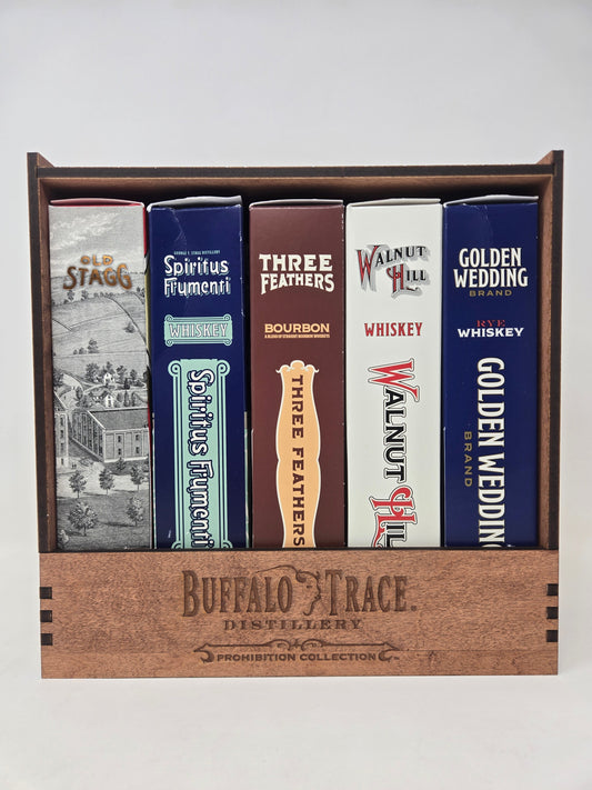 BUFFALO TRACE Distillery Prohibition Collection 5 X 375ml Bottles