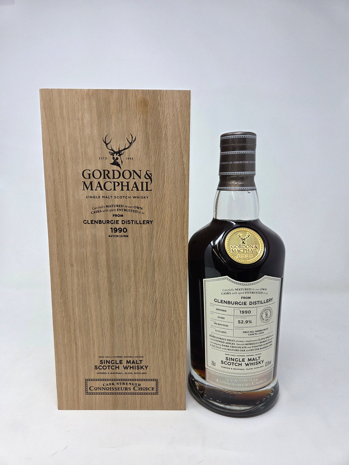 GORDON & MACPHAIL Glenburgie 1990 31 Yrs Cask 12524