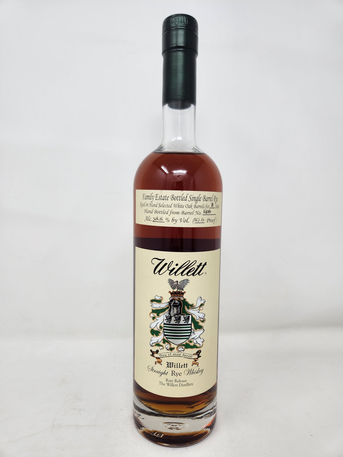 WILLETT 8-Year Rye Barrel 1416 (117.6 Proof)