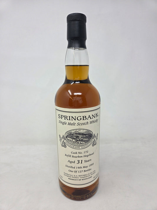 SPRINGBANK 1993 31Yr Old Cask #172 44.4%