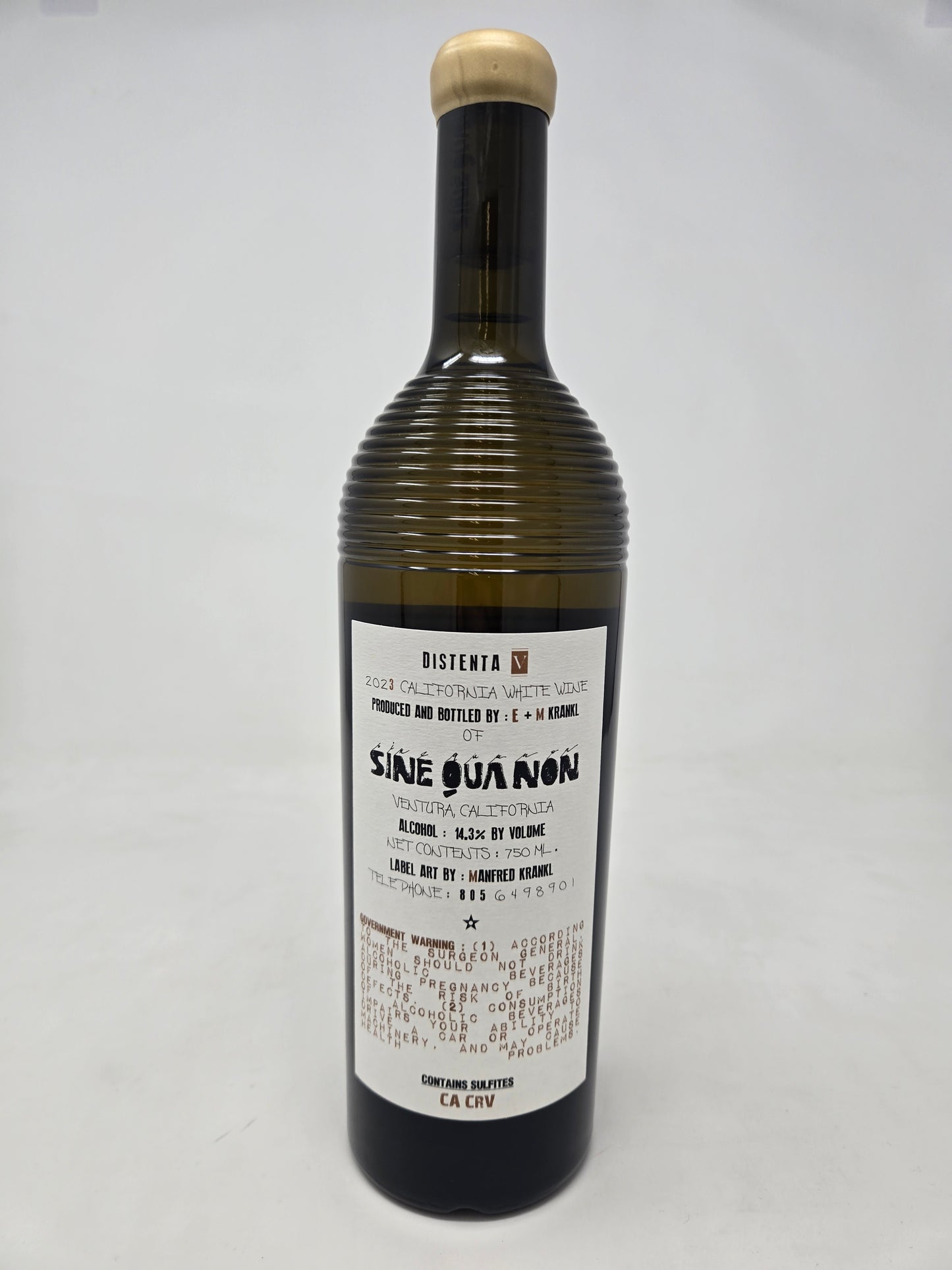 SINE QUA NON White "Distenta V" 2023