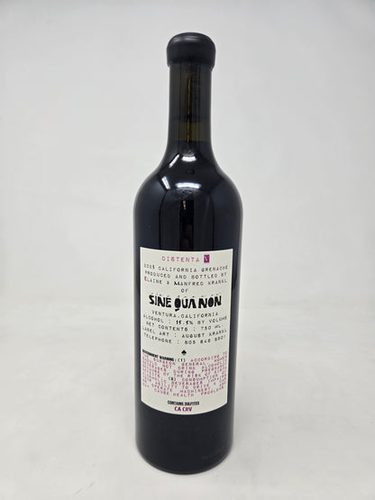 SINE QUA NON Grenache "Distenta V"