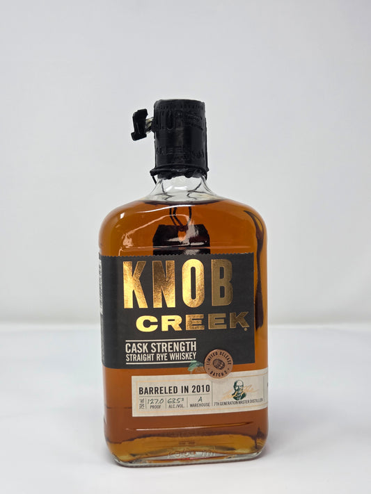 KNOB CREEK Cask Strength Rye 127 Proof