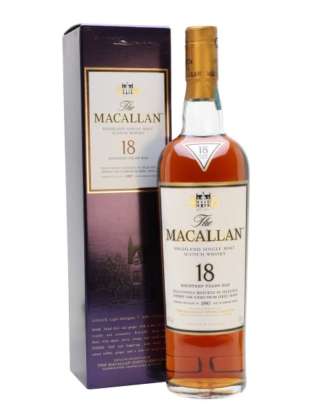 Macallan 18 Year Old Sherry Oak 1997 Continental Wine Spirits