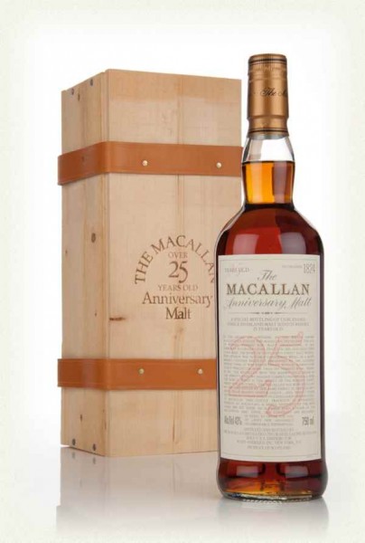 Macallan 25 Year Old Anniversary Malt Continental Wine Spirits