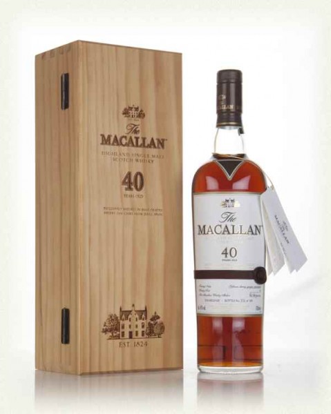 Macallan 40 Year Old Sherry Oak Continental Wine Spirits