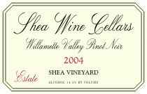 Pinot Noir Willamette Valley Shea Vineyard Estate 2019