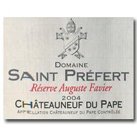 Domaine Saint Prefert - Ch�teauneuf-du-Pape Reserve Auguste Favier 2019