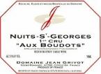 Jean Grivot - Nuits-St-George Aux Boudots 2016