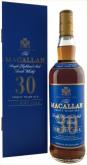 Macallan - 30 Yr Sherry Oak Blue Label 1990s Bottling